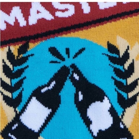 Sock It To Me NWT Yellow Beer Brew Master Crew Socks Novelty Beer Crawl Brewery - Picture 3 of 12